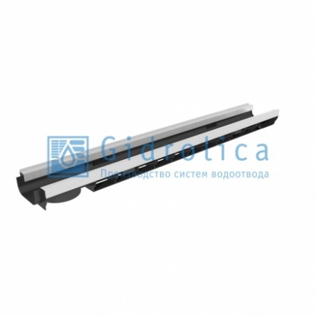 Gidrolica лоток водоотводный Standart Plus DN 100 ЛВ-10.14,5.06 пластиковый усиленный, C250