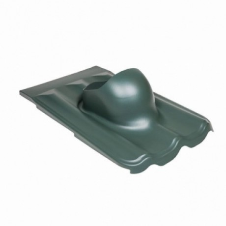 Проходной элемент Vilpe XL Muotokate, для металлочерепицы Монтеррей, цвет: зеленый