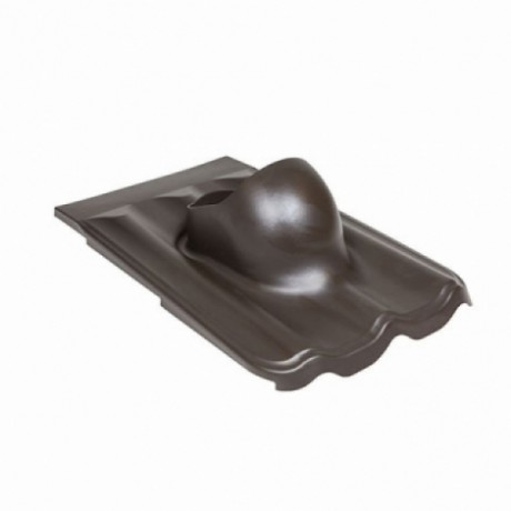 Проходной элемент Vilpe XL Muotokate, для металлочерепицы Монтеррей, цвет: коричневый