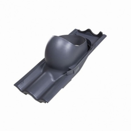 Проходной элемент Vilpe, XL Tiili, для цементно-песчаной черепицы, цвет: серый