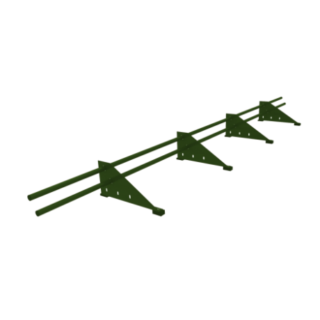 Снегозадержатель Русь универсальный D25M, L=3000 мм, RAL 6005
