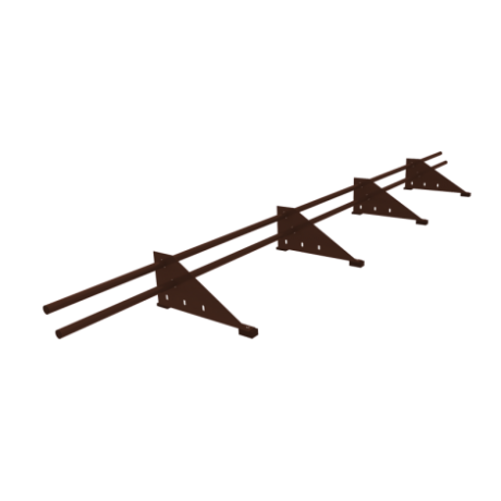 Снегозадержатель Русь универсальный D25M, L=3000 мм, RAL 8017