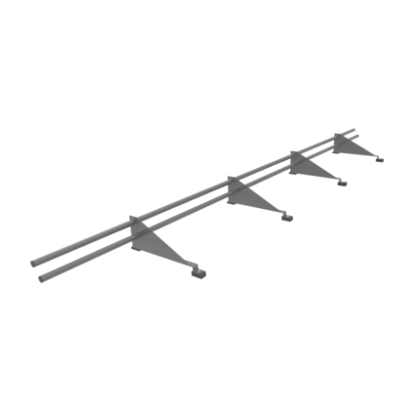 Снегозадержатель Русь универсальный, с уступом D25У, L=3000 мм, RAL 7004