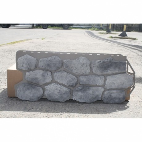 Фасадные панели Альта-Профиль, бутовый камень, цвет: скандинавский