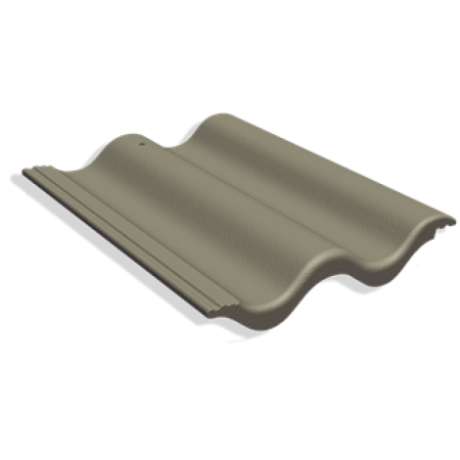 Рядовая черепица Benders Palema Benderit, цвет: светло-серый