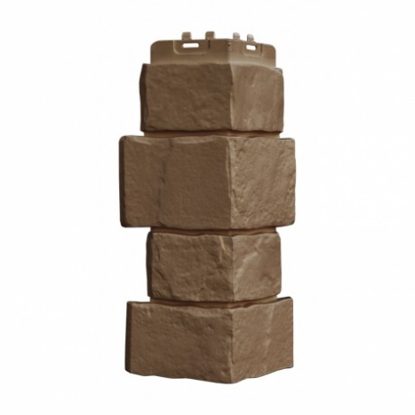 Угол Grand Line - Крупный камень, стандарт, L=390 мм, цвет: глина