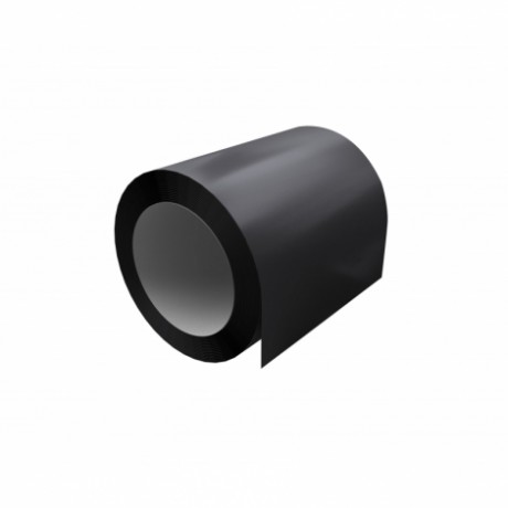 Штрипс 0,5 мм, Стальной бархат с пленкой, RAL 7016