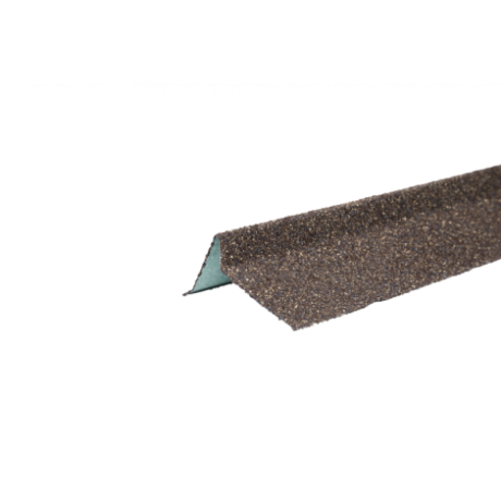 Планка торцевая для мягкой битумной черепицы, с гранулятом, цвет: Медный
