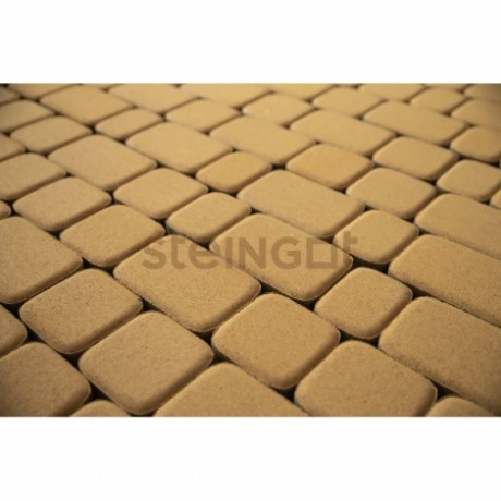 Плитка тротуарная Steingot, классика, цвет: желтая