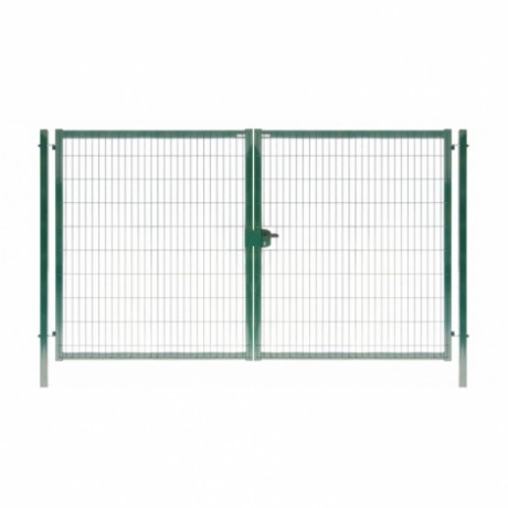 Ворота для забора Medium New Lock 2.03x3.5м RAL 6005