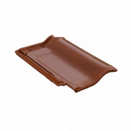 Керамическая черепица BRAAS, Рубин 11 V Цвет: Каштан