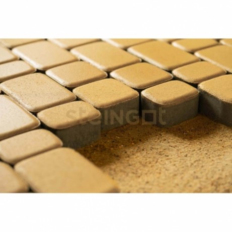 Плитка тротуарная Steingot, классика, цвет: желтая