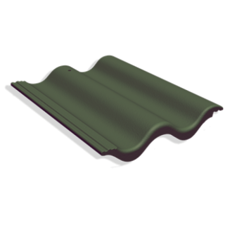 Рядовая черепица Benders Palema Benderit, цвет: зеленый