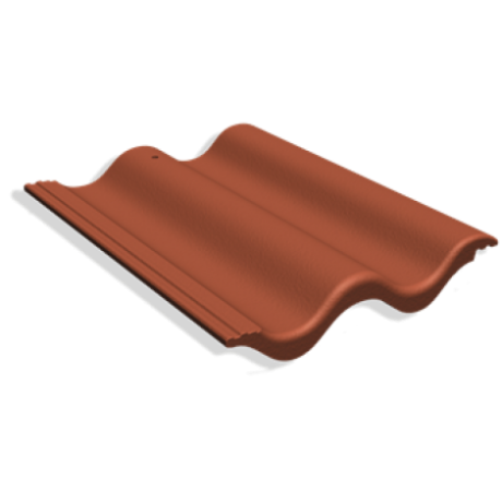 Рядовая черепица Benders Palema Benderit, цвет: красный