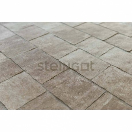Плитка тротуарная Steingot, старый город, цвет: травентин