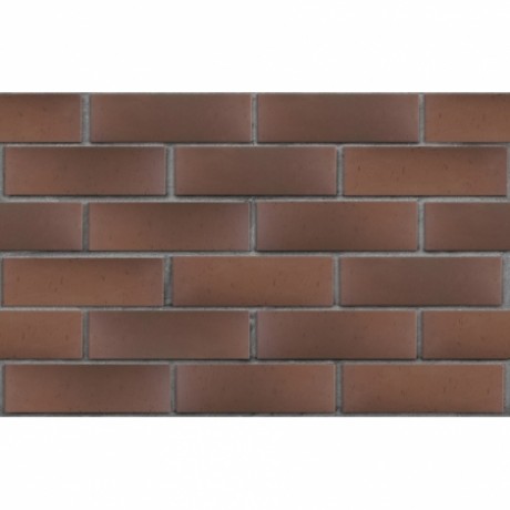 Кирпич ЛСР, клинкерный, антверпен винтаж темно-терракотовый флэш, 250x85x65 мм, пустотелый