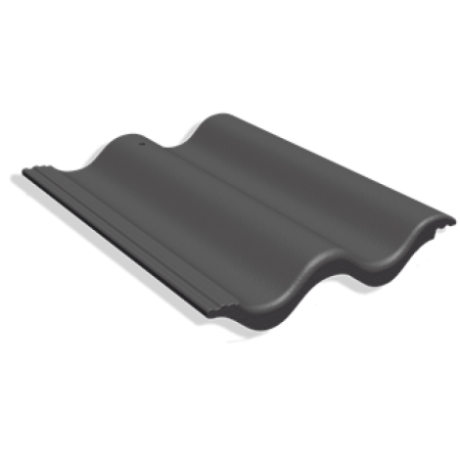 Рядовая черепица Benders Palema Benderit, цвет: тёмно-серый