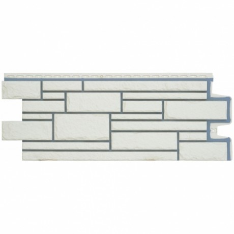 Фасадные панели Grand Line - Камелот, премиум, цвет: пломбирный