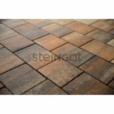 Плитка тротуарная Steingot, новый город, цвет: штайн бронз, 60 мм