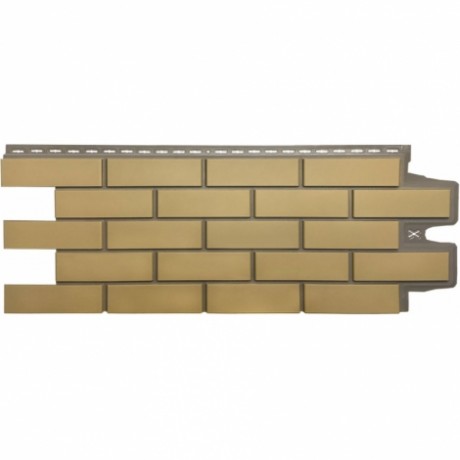 Фасадные панели Grand Line - Клинкерный кирпич, элит, цвет: солома