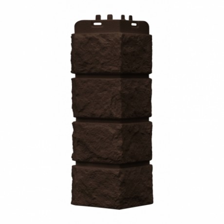 Угол Grand Line - Колотый камень, стандарт, L=392 мм, цвет: коричневый