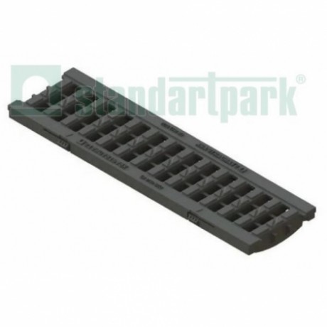 Решетка водоприёмная пластиковая "высокий борт", Standartpark серия PolyMax Basic, DN 100