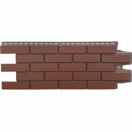 Фасадные панели Grand Line - Клинкерный кирпич, элит, цвет: махагон