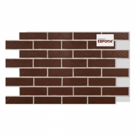 Термопанель Европа, Alaska Braun genarbt, ППС, 60 мм