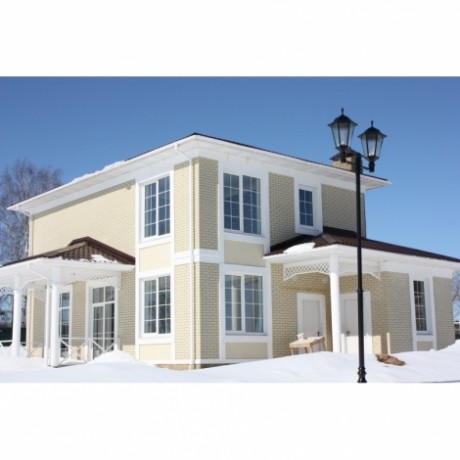 Термопанель Европа, Alaska Beige genarbt, ППУ, 60 мм