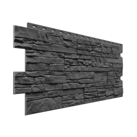 Фасадная панель Döcke Standart, Алтай, цвет: графит
