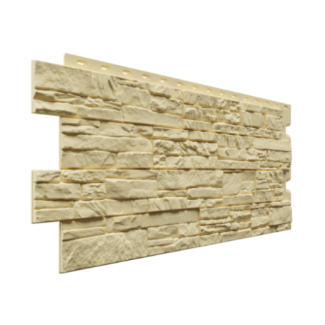Фасадная панель Döcke Standart, Алтай, цвет: кремовый