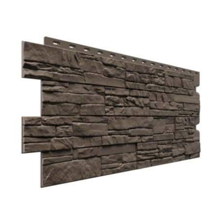 Фасадная панель Döcke Standart, Алтай, цвет: шоколад