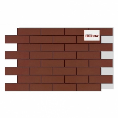 Термопанель Европа, Burgund gladka, ППС, 40 мм