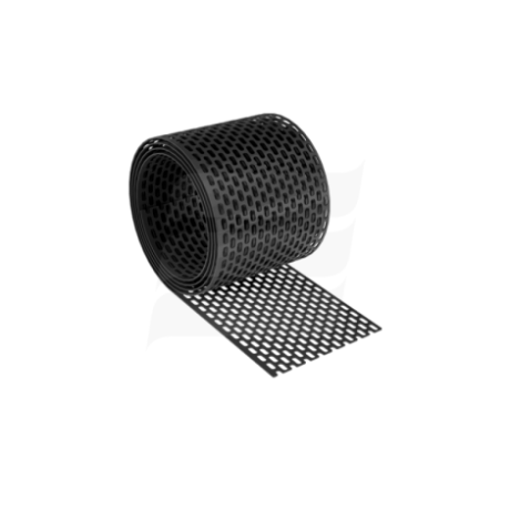 Вентиляционная Карнизная лента Eurovent EAVES GRATE, L=5000 мм, чёрный