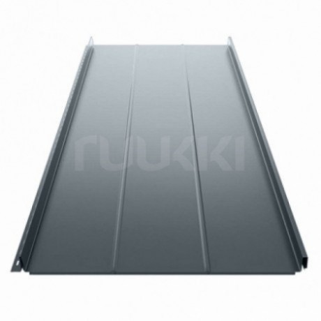 Фальцевая кровля Ruukki Classic D из стали GreenCoat Pural Matt BT 0,5 мм цвет: RR 22