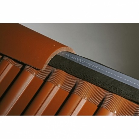 Вентиляционная коньковая кровельная лента Braas Фигаролл Плюс красный 5000mm