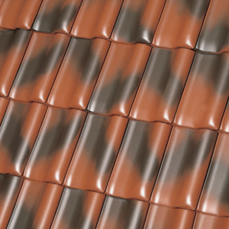 Керамическая черепица Roben, Flandern, цвет: Kupferbraun-Nuanciert