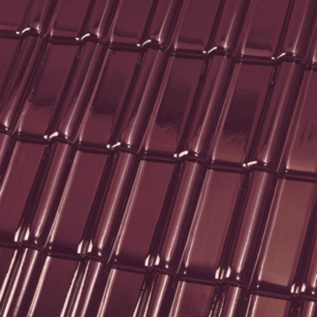 Керамическая черепица Roben, Flandern plus, цвет: Barolo