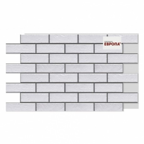 Термопанель Европа, Foggia bianco, ППС, 80 мм