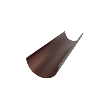 Желоб водосточный Linkor Ø150/100 мм L=3000 мм, RAL 8017