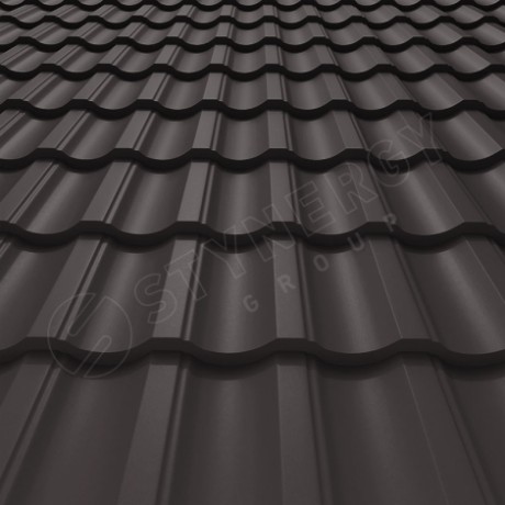 Металлочерепица Stynergy, Garda, Стальной бархат 0.5mm RR 32