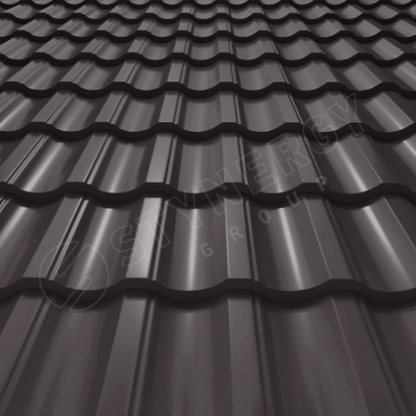 Металлочерепица Stynergy, Garda, Стальной шёлк 0.5mm RR 32