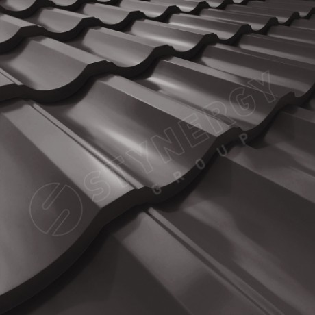 Металлочерепица Stynergy, Garda, Стальной шёлк 0.5mm RR 32