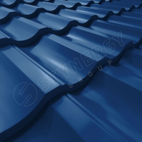 Металлочерепица Stynergy, Garda, Corundum50 0.5mm RAL 5005