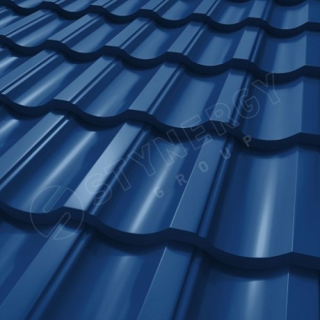 Металлочерепица Stynergy, Garda, Corundum50 0.5mm RAL 5005