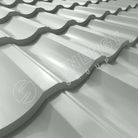 Металлочерепица Stynergy, Garda, PE 0.45mm RAL 9003