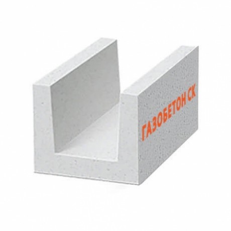 U-блок Газобетон СК, 500x250x300 мм