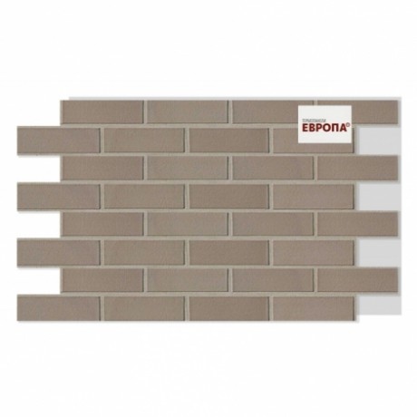 Термопанель Европа, Grau glatt, ППУ, 60 мм