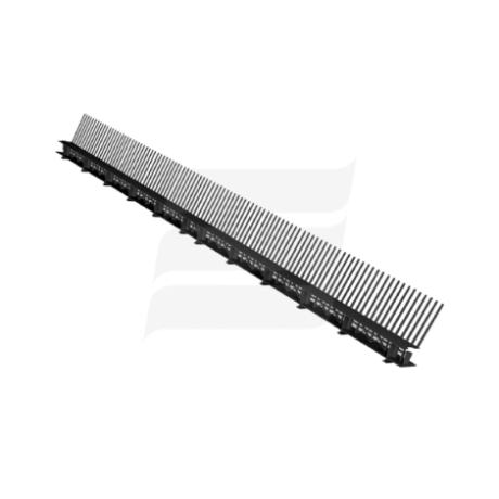 Гребень карнизного свеса Eurovent COMB VENTI, L=1000 мм, чёрный