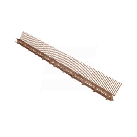 Гребень карнизного свеса Eurovent COMB VENTI, L=1000 мм, коричневый